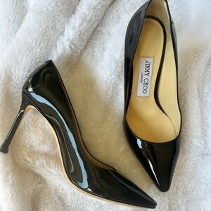 Jimmy Choo Ramy 85 black patent leather heel size 36